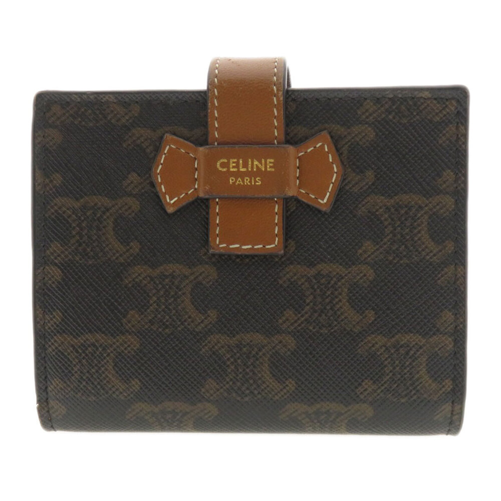 Celine Bifold Leather Wallet Macadam